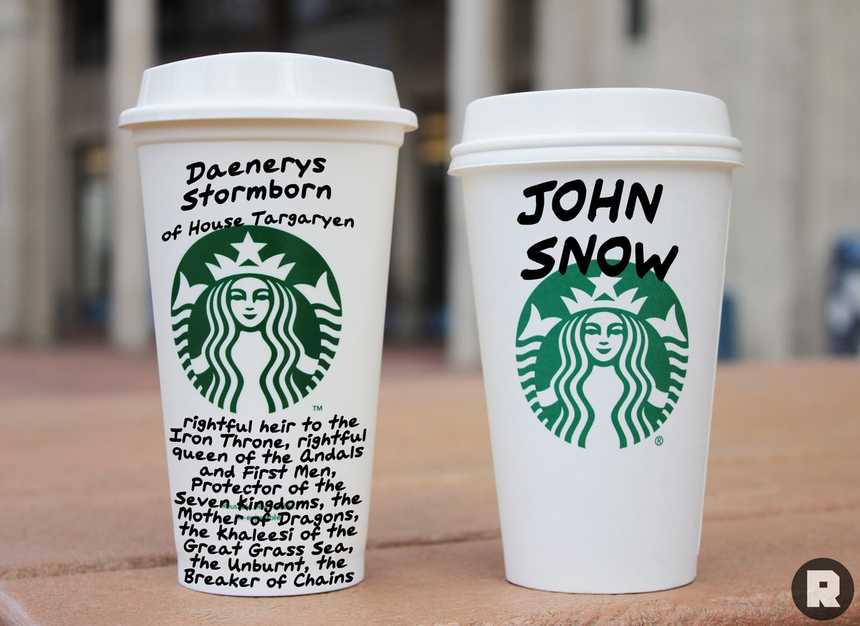 game of thrones starbucks cup